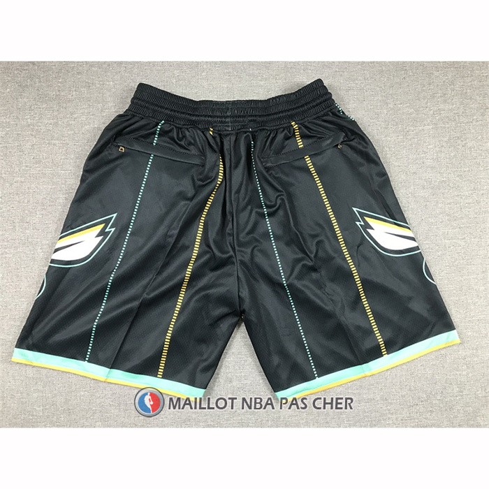 Short Charlotte Hornets Ville Just Don 2022-23 Noir